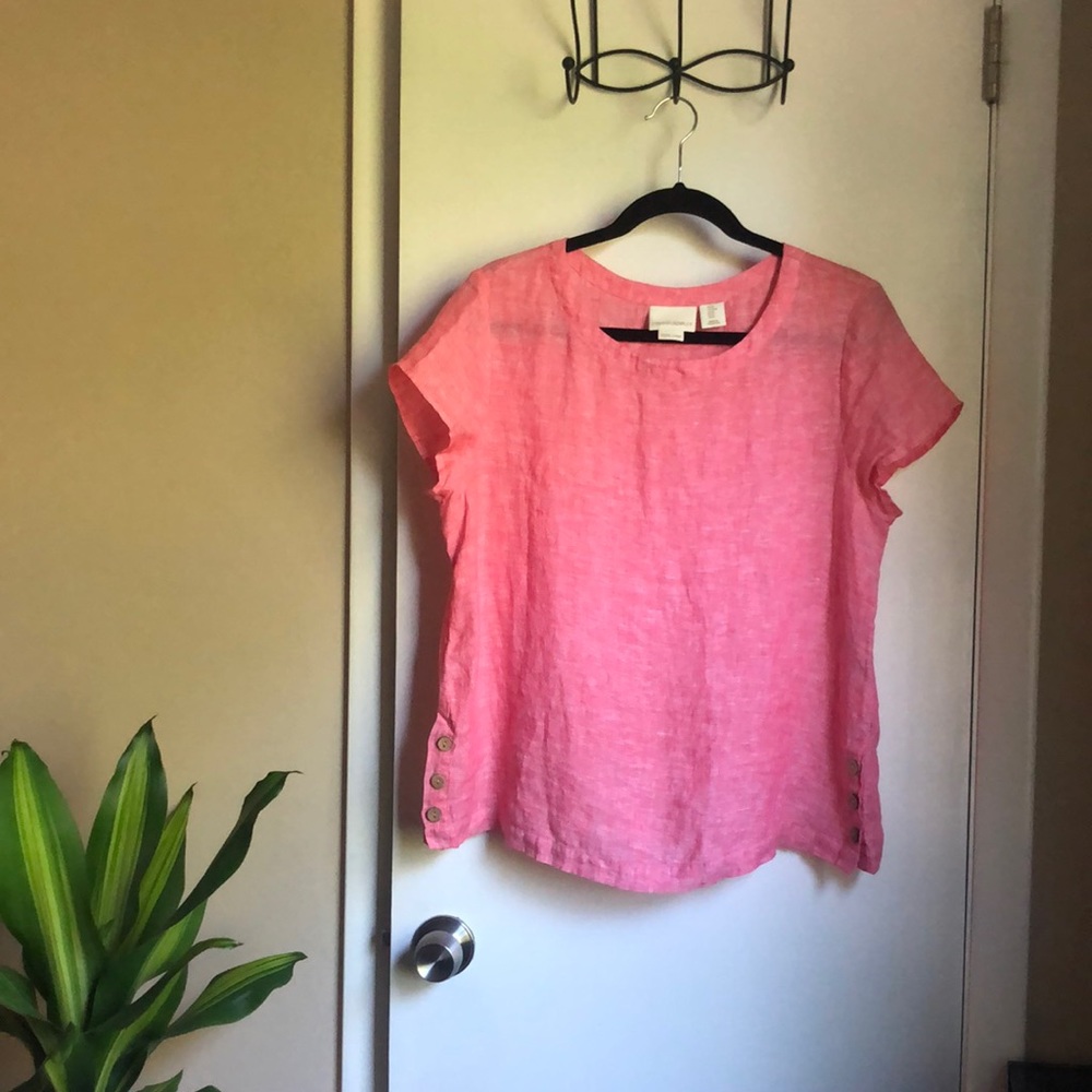 Cynthia Rowley 100% Linen Top